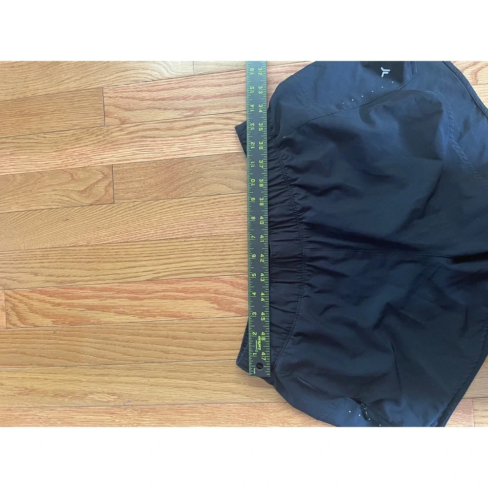 Old Navy Active Womens Black Quick Dry Running Shorts Size M Zipper Pocket Liner